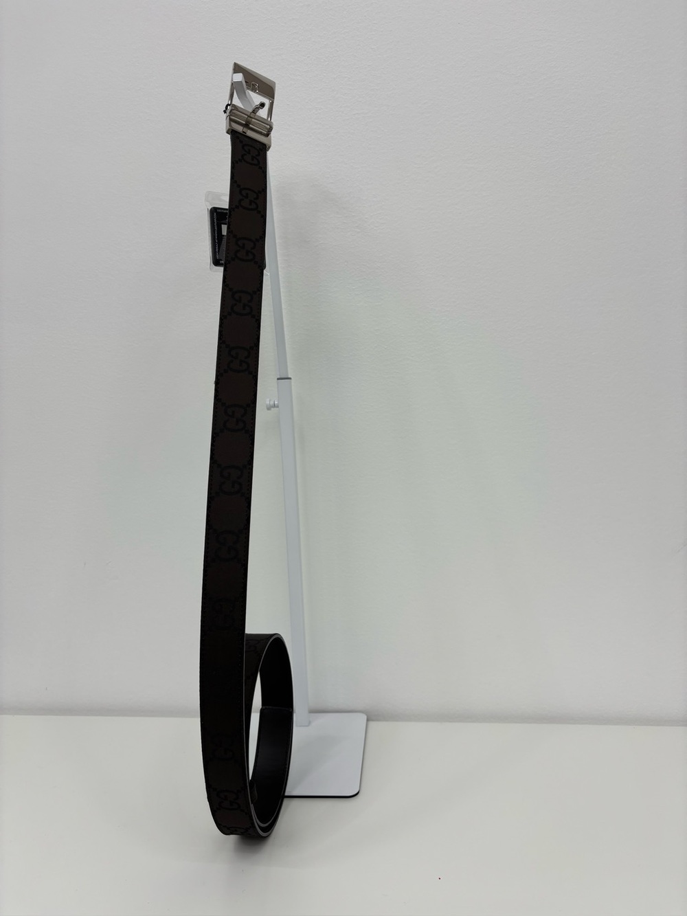 Gucci Reversible GG Supreme Canvas & Leather Belt - 45"